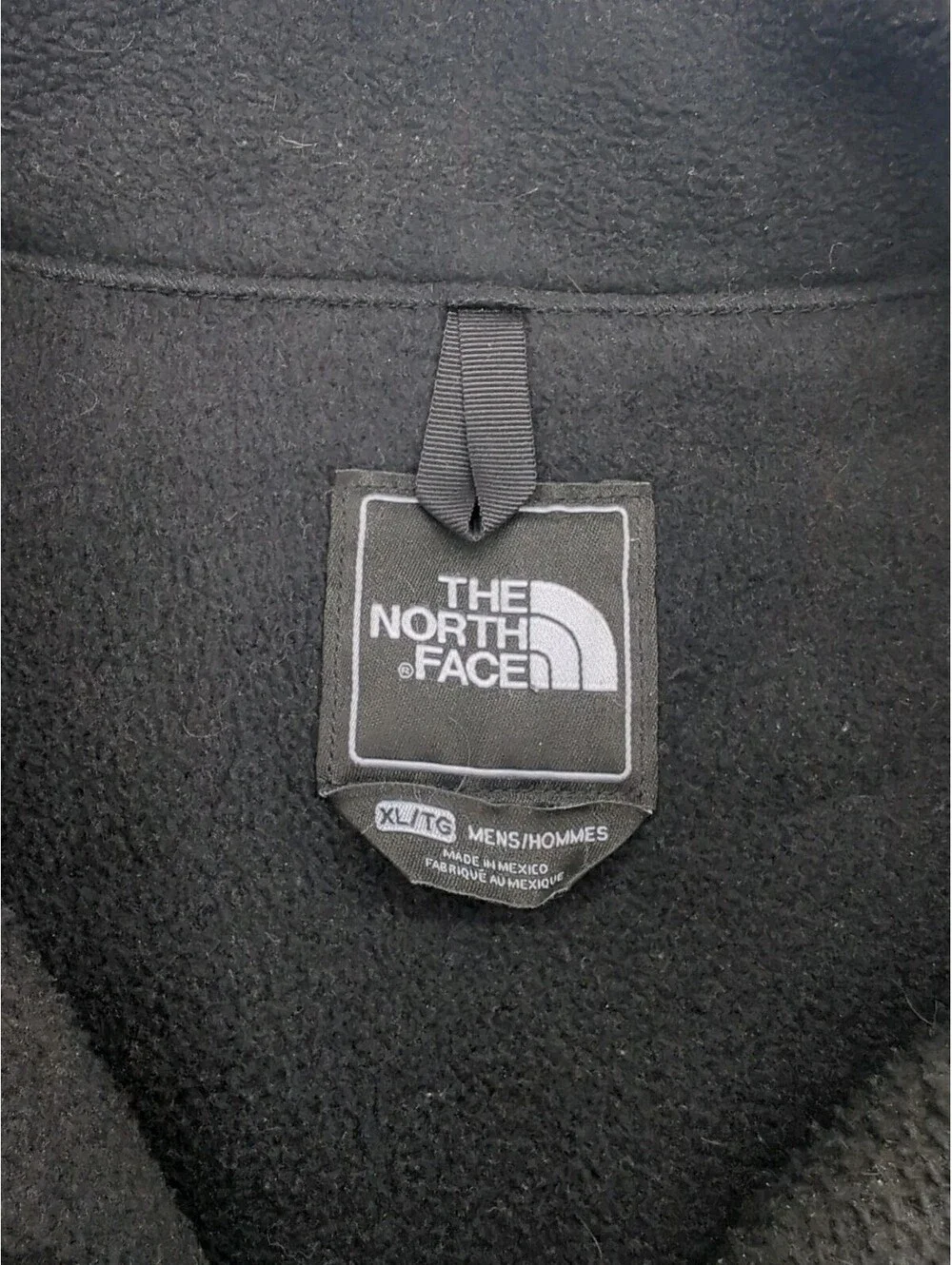 The North Face Polartec Denali Fleece Jacket Mens XL X-Large Black Retro Classic